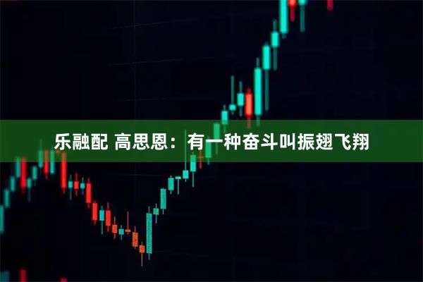 乐融配 高思恩：有一种奋斗叫振翅飞翔